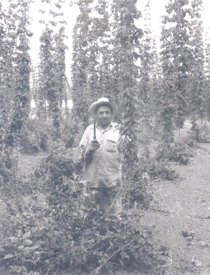 Ray Chavez on a Willamette Valley field