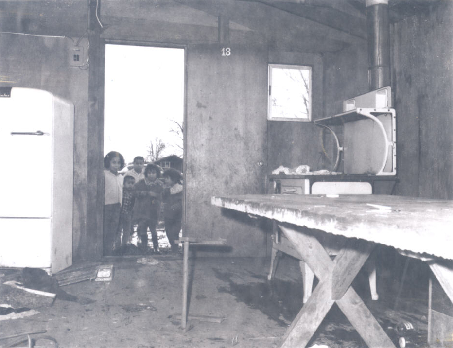 Interior of migrant worker housing